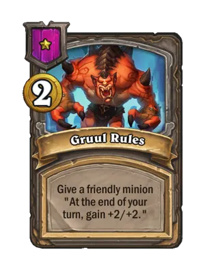 Gruul Rules card render