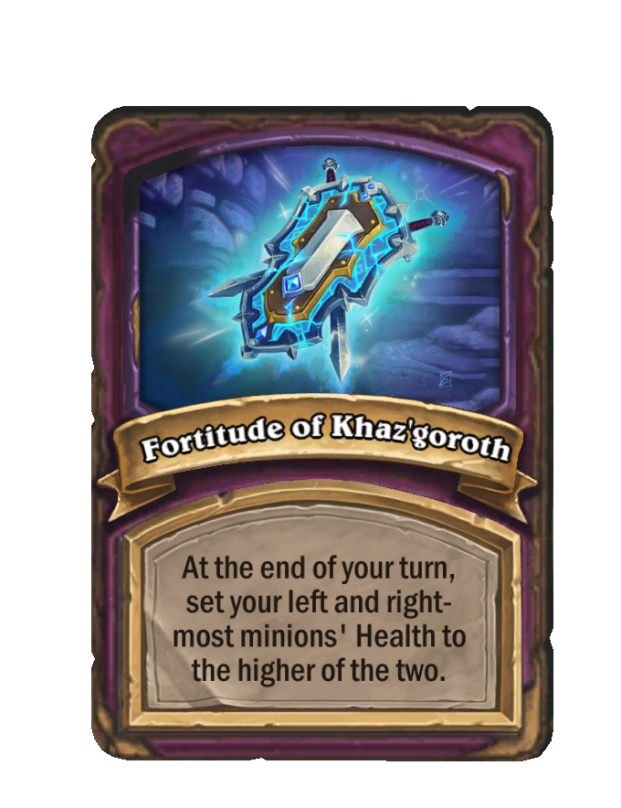 Fortitude of Khaz'goroth — Anomaly — Hearthstone Battlegrounds card