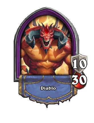 Diablo — Hero — 10 Armor — Hearthstone Battlegrounds card