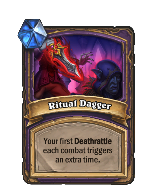 Ritual Dagger — Reward — Hearthstone Battlegrounds card