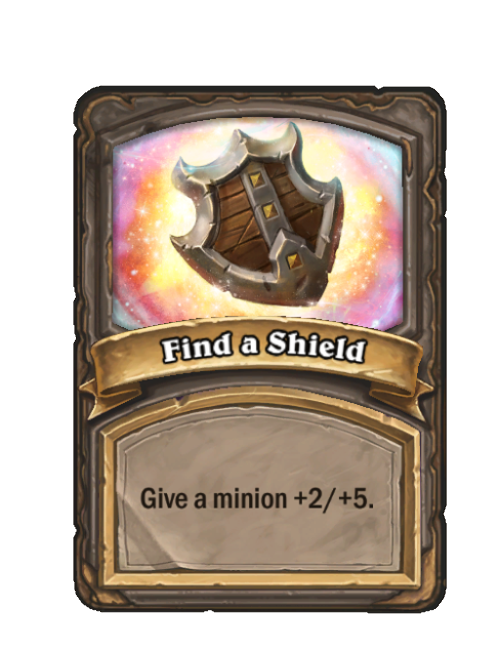Find a Shield — Spell — Hearthstone Battlegrounds card