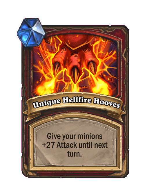 Unique Hellfire Hooves — Spell — Hearthstone Battlegrounds card