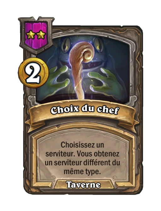 Choix du chef