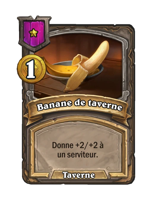 Banane de taverne