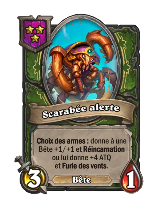 Scarabée alerte