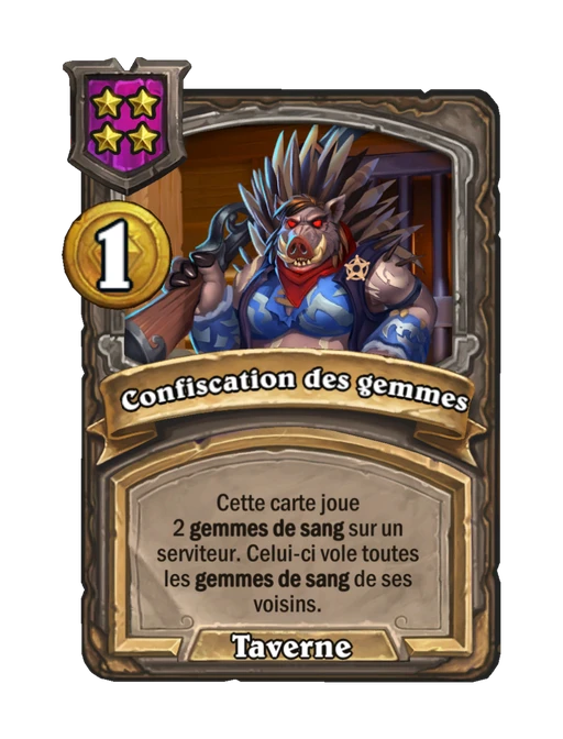 Confiscation des gemmes