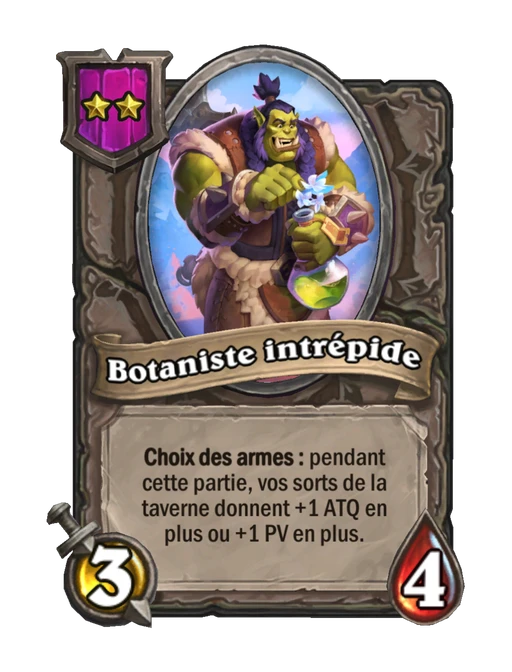 Botaniste intrépide