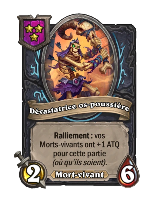 Dévastatrice os-poussière