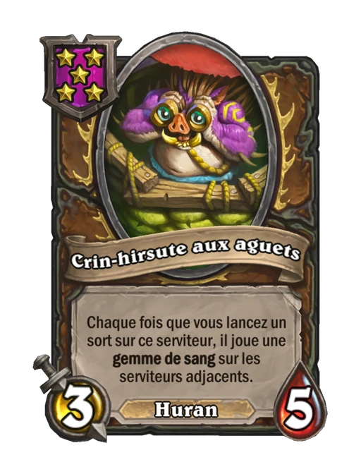 Crin-hirsute aux aguets