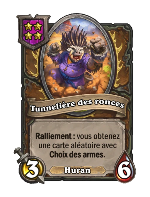 Tunnelière des ronces