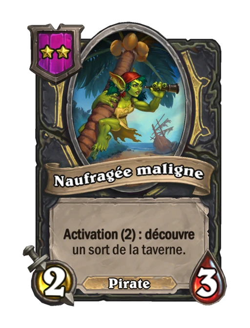 Naufragée maligne