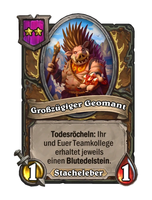 Großzügiger Geomant