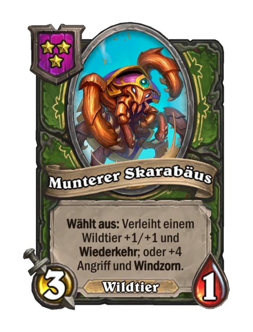 Munterer Skarabäus