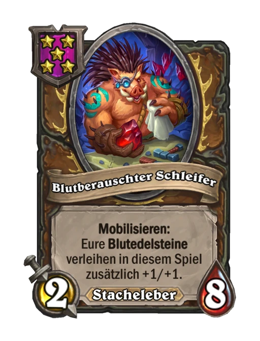 Blutberauschter Schleifer