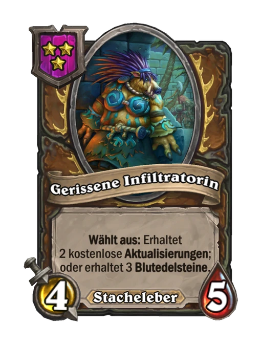 Gerissene Infiltratorin