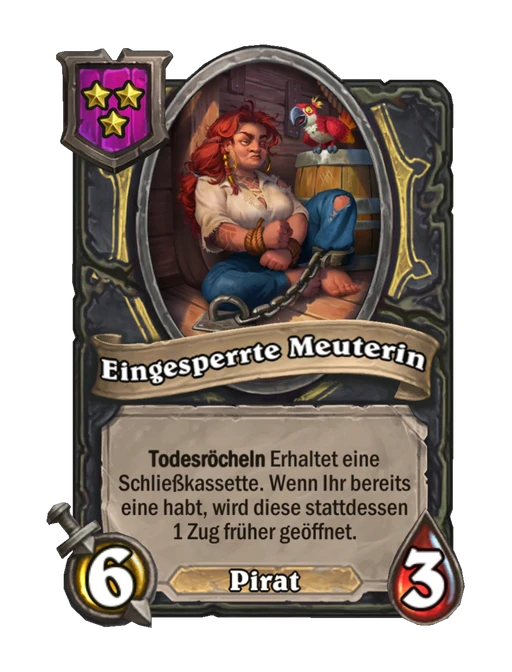 Eingesperrte Meuterin