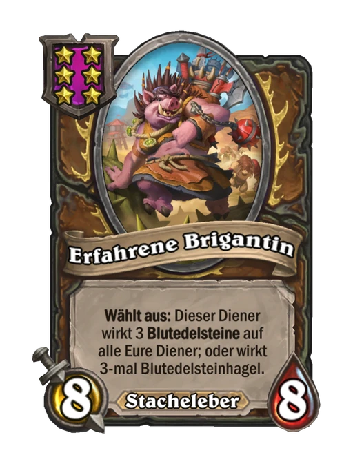 Erfahrene Brigantin