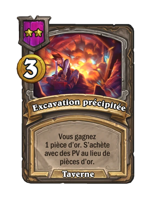 Excavation précipitée