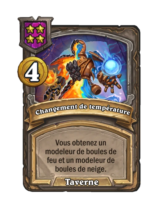 Changement de température