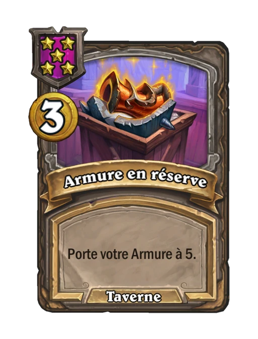 Armure en réserve