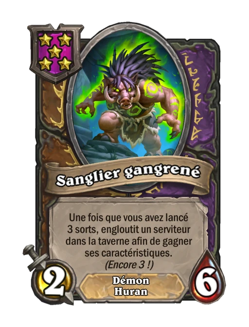 Sanglier gangrené