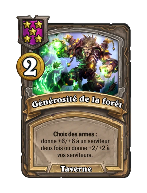 Générosité de la forêt