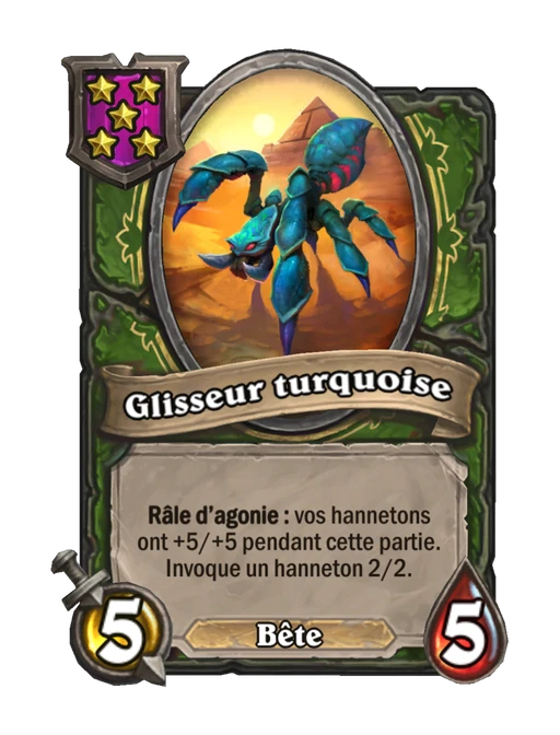 Glisseur turquoise