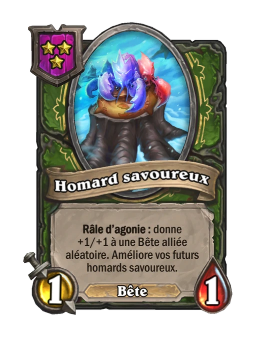 Homard savoureux