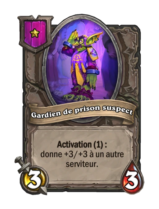 Gardien de prison suspect