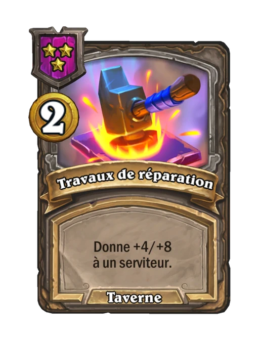 Travaux de réparation