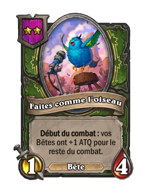 Faites comme l’oiseau