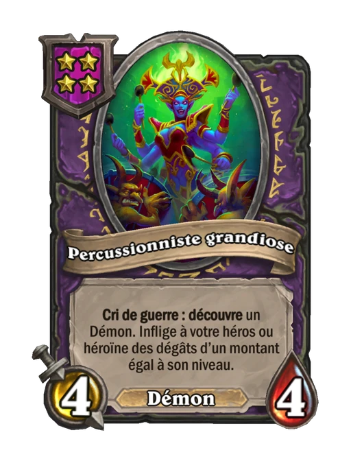 Percussionniste grandiose