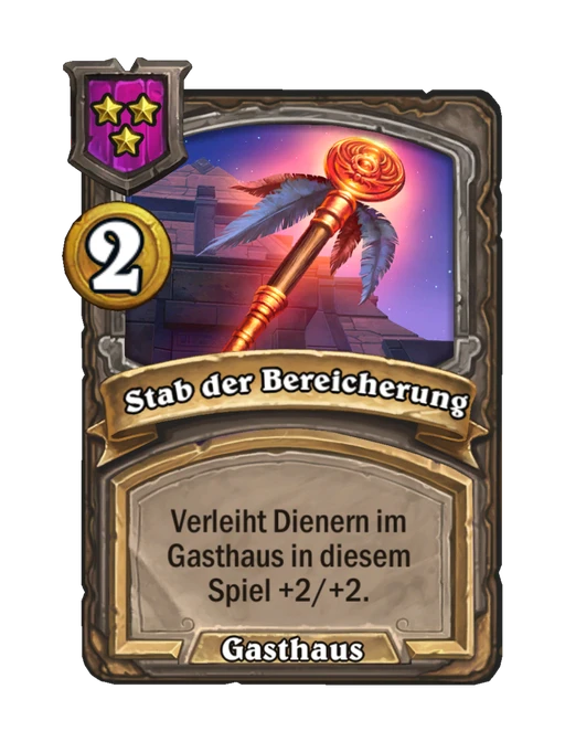 Stab der Bereicherung