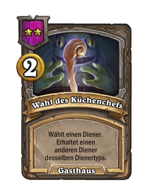 Wahl des Küchenchefs