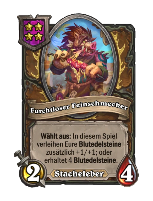 Furchtloser Feinschmecker