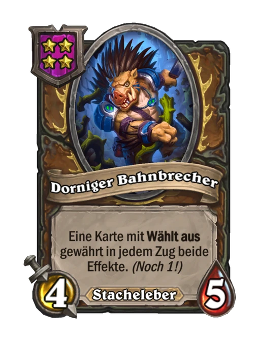 Dorniger Bahnbrecher