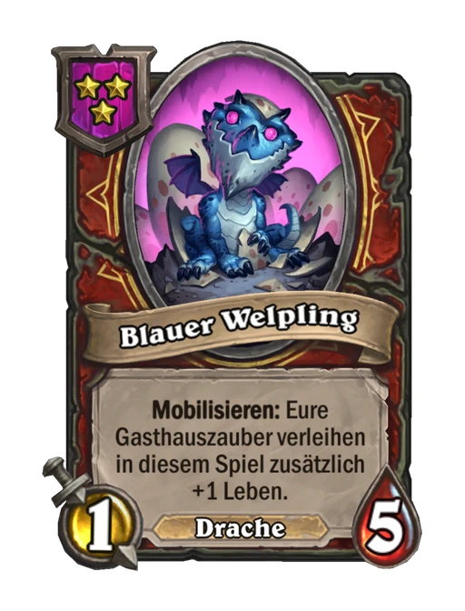 Blauer Welpling