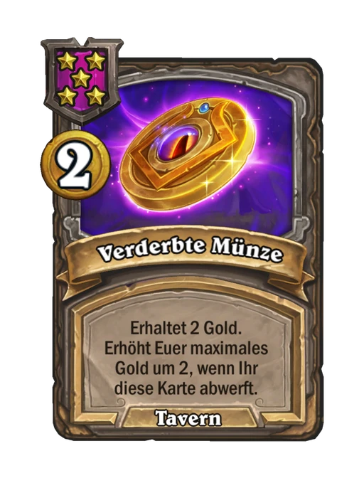 Verderbte Münze