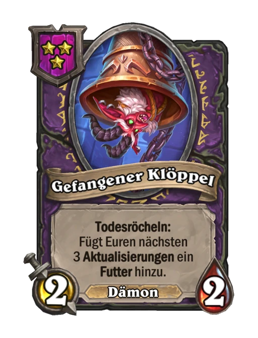 Gefangener Klöppel