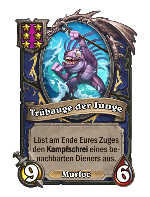 Trübauge der Junge