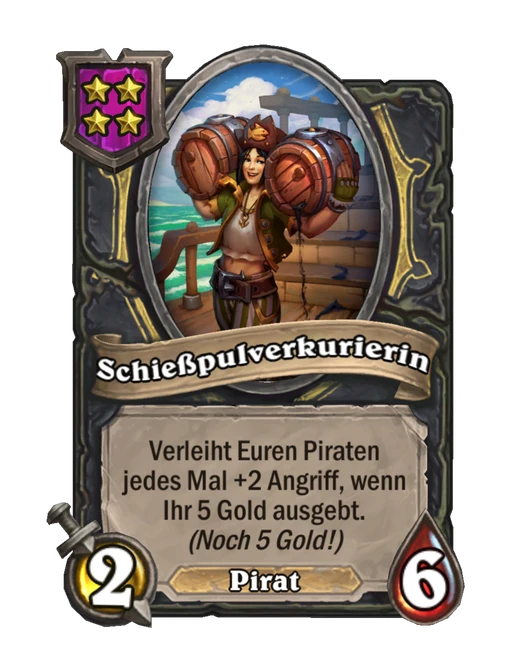 Schießpulverkurierin