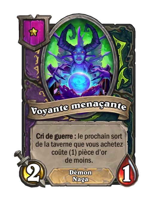 Voyante menaçante