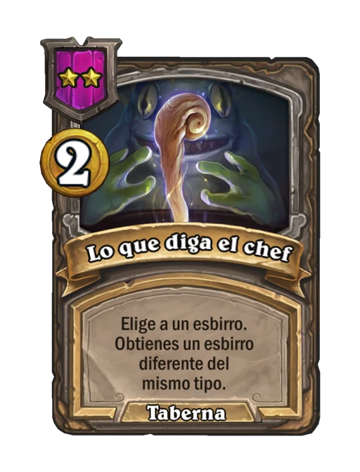 Lo que diga el chef