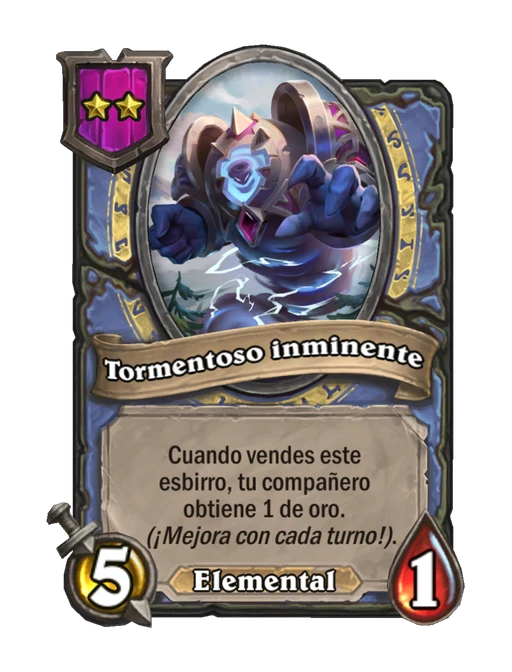 Tormentoso inminente