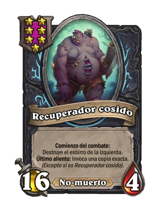 Recuperador cosido