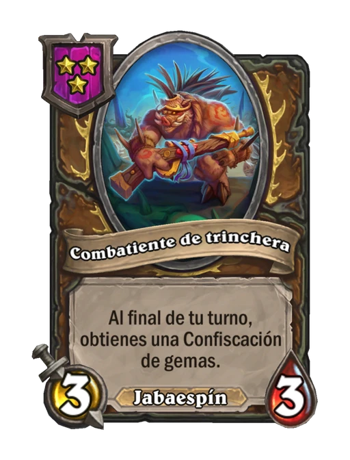 Combatiente de trinchera