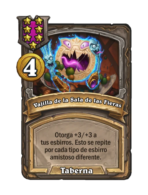 Vajilla de la Sala de las Fieras