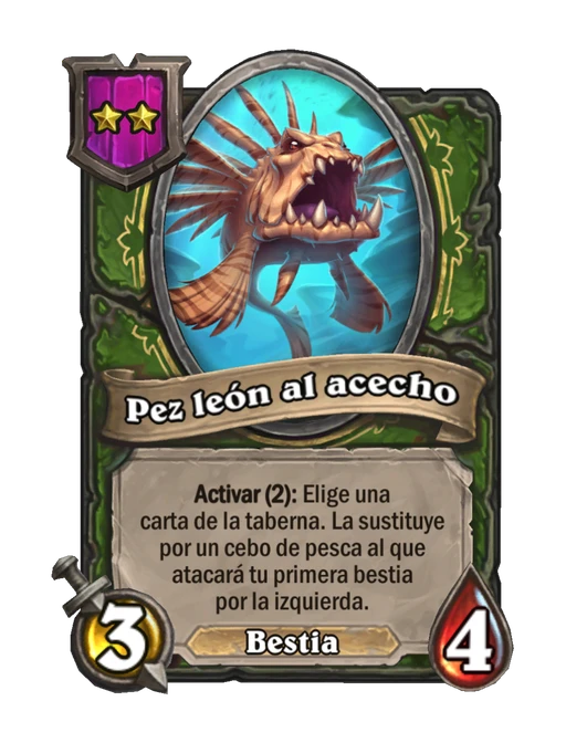 Pez león al acecho