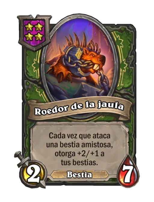 Roedor de la jaula