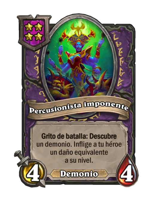 Percusionista imponente